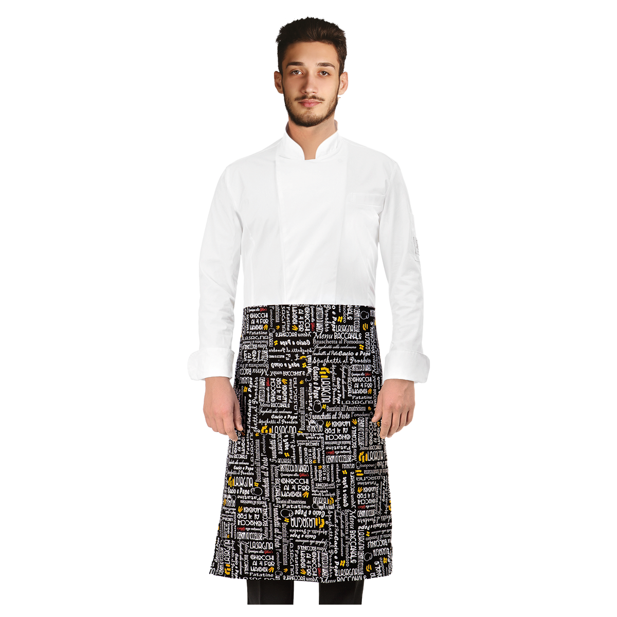 Ποδιά BLACK MENU — stenso.gr Ποδιά BLACK MENU