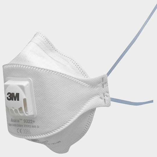 Μάσκα με βαλβίδα 3M 9322+ Aura FFP2 - 1 — stenso.gr Μάσκα με βαλβίδα 3M 9322+ Aura FFP2 - 1