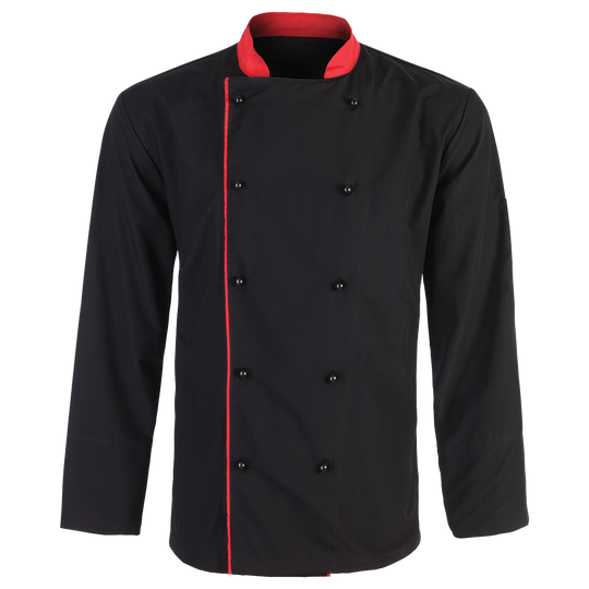 Σακάκι κουζίνας NAPOLI BLACK/RED - 1 — stenso.gr Σακάκι κουζίνας NAPOLI BLACK/RED - 1