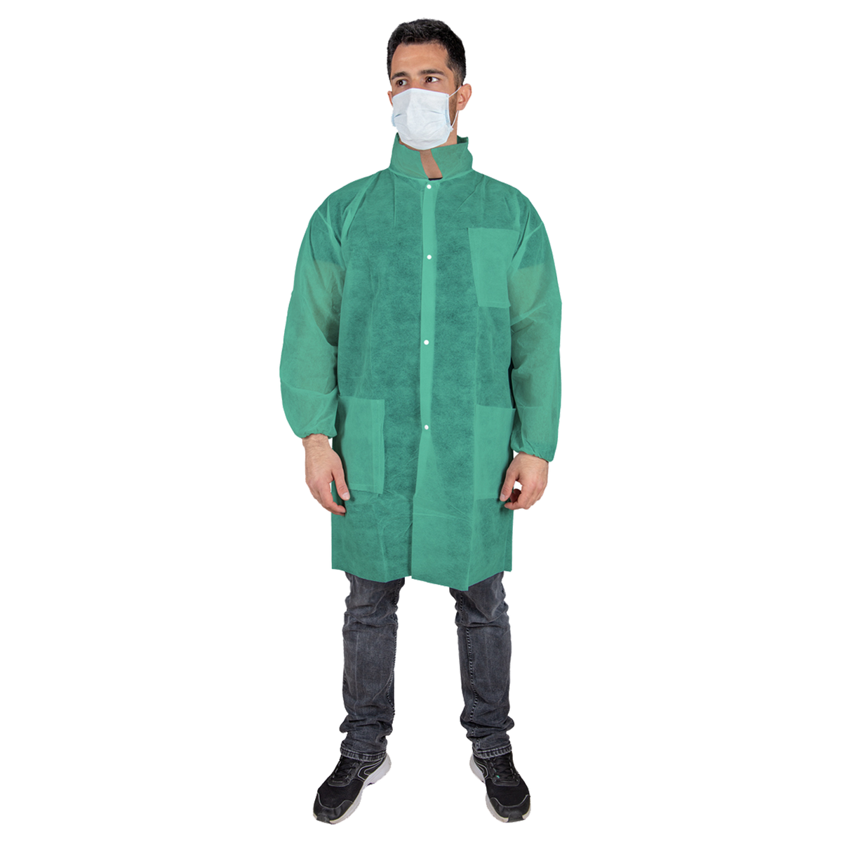 BAT LAB Disposable coat — stenso.gr BAT LAB Disposable coat