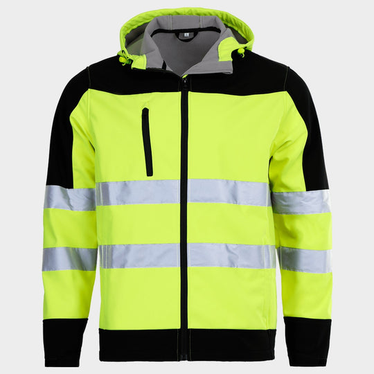 Ανακλαστικό μπουφάν softshell NOBEL 2.0 YELLOW - 1 — stenso.gr Ανακλαστικό μπουφάν softshell NOBEL 2.0 YELLOW - 1