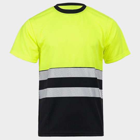 Tricou reflectorizant PRISMA HV GALBEN/NEGRU - 1 — stenso.gr Tricou reflectorizant PRISMA HV GALBEN/NEGRU - 1