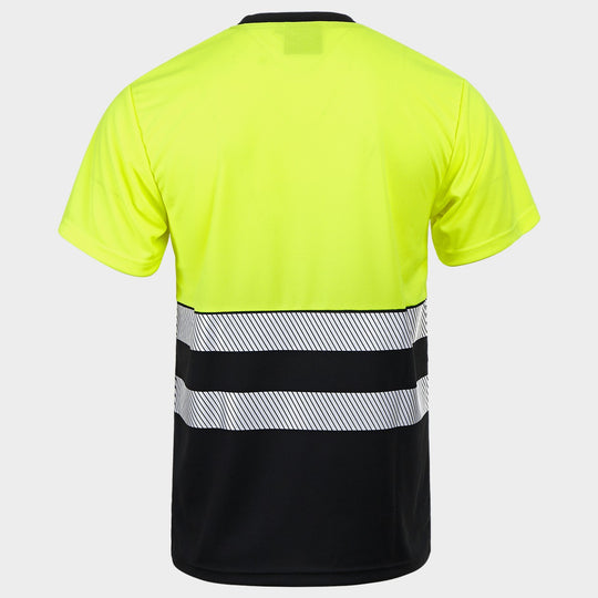 Tricou reflectorizant PRISMA HV GALBEN/NEGRU - 2 — stenso.gr Tricou reflectorizant PRISMA HV GALBEN/NEGRU - 2