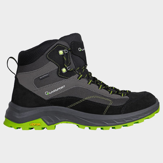 Παπούτσια πεζοπορείας GARSPORT AVERAU MID BLACK/LIME - 1 — stenso.gr Παπούτσια πεζοπορείας GARSPORT AVERAU MID BLACK/LIME - 1
