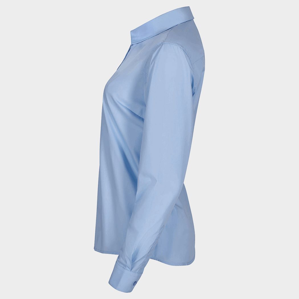 Γυναικείο μακρυμάνικο πουκάμισο VELILLA LIGHT BLUE - 3 — stenso.gr Γυναικείο μακρυμάνικο πουκάμισο VELILLA LIGHT BLUE - 3
