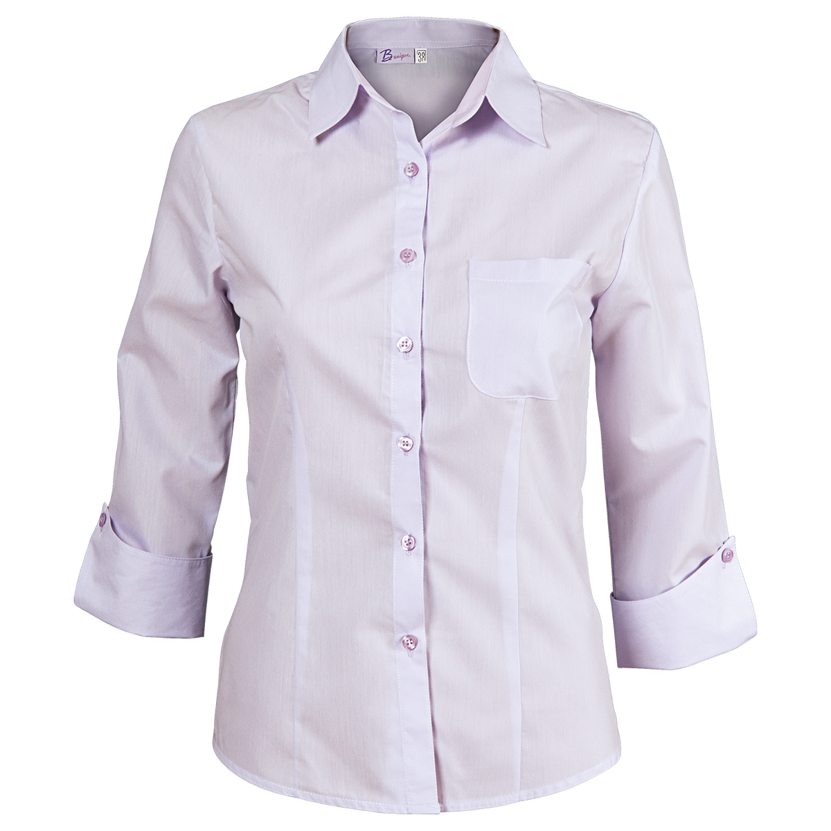 Γυναικείο πουκάμισο με μανίκια 3/4 CAMISA LIGHT PURPLE — stenso.gr Γυναικείο πουκάμισο με μανίκια 3/4 CAMISA LIGHT PURPLE