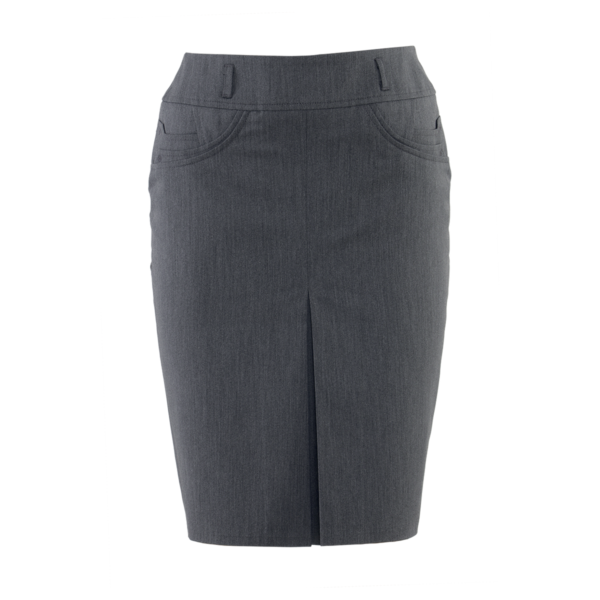 Γυναικεία ψηλόμεση φούστα ANJELA LIGHT GREY — stenso.gr Γυναικεία ψηλόμεση φούστα ANJELA LIGHT GREY