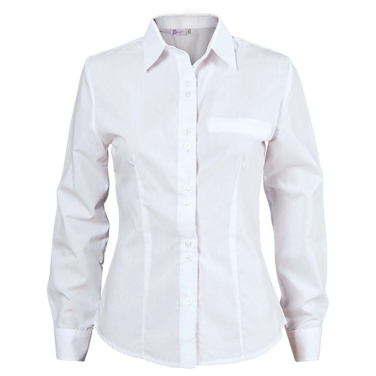 Γυναικείο μακρυμάνικο πουκάμισο ELEGANCE B WHITE — stenso.gr Γυναικείο μακρυμάνικο πουκάμισο ELEGANCE B WHITE