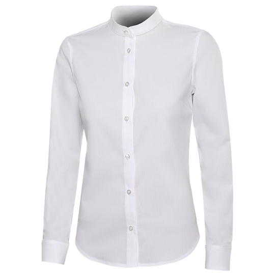 Γυναικείο πουκάμισο με γιακά Mandarin VELILLA WHITE — stenso.gr Γυναικείο πουκάμισο με γιακά Mandarin VELILLA WHITE