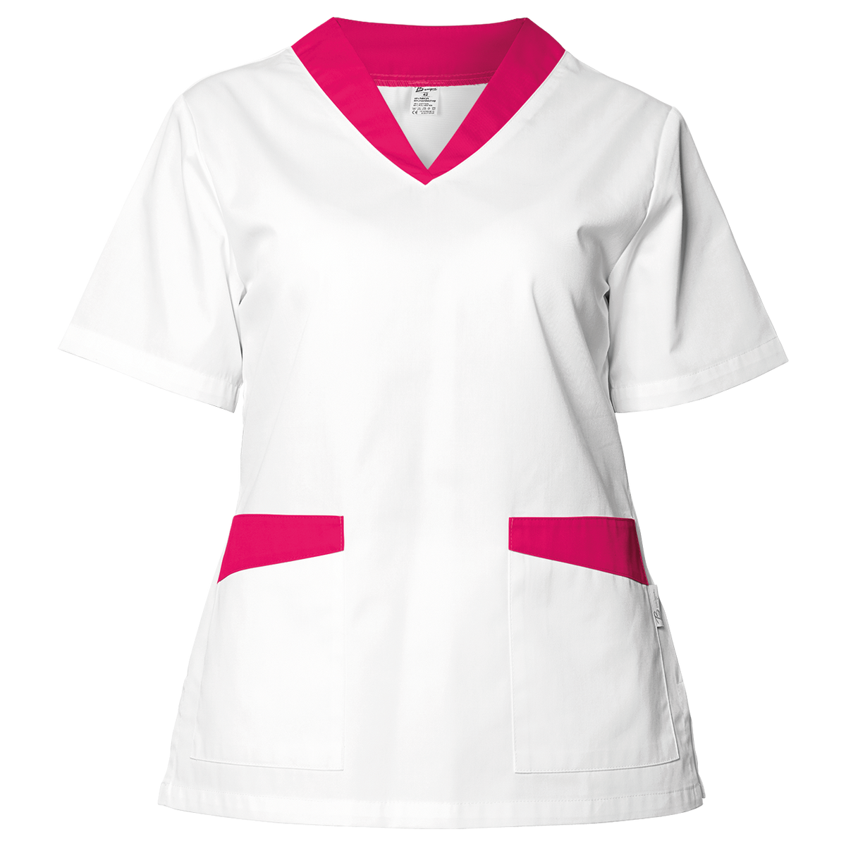 Γυναικεία Ιατρική Μπλούζα άσπρο FABIANA WHITE/DARK PINK — stenso.gr Γυναικεία Ιατρική Μπλούζα άσπρο FABIANA WHITE/DARK PINK