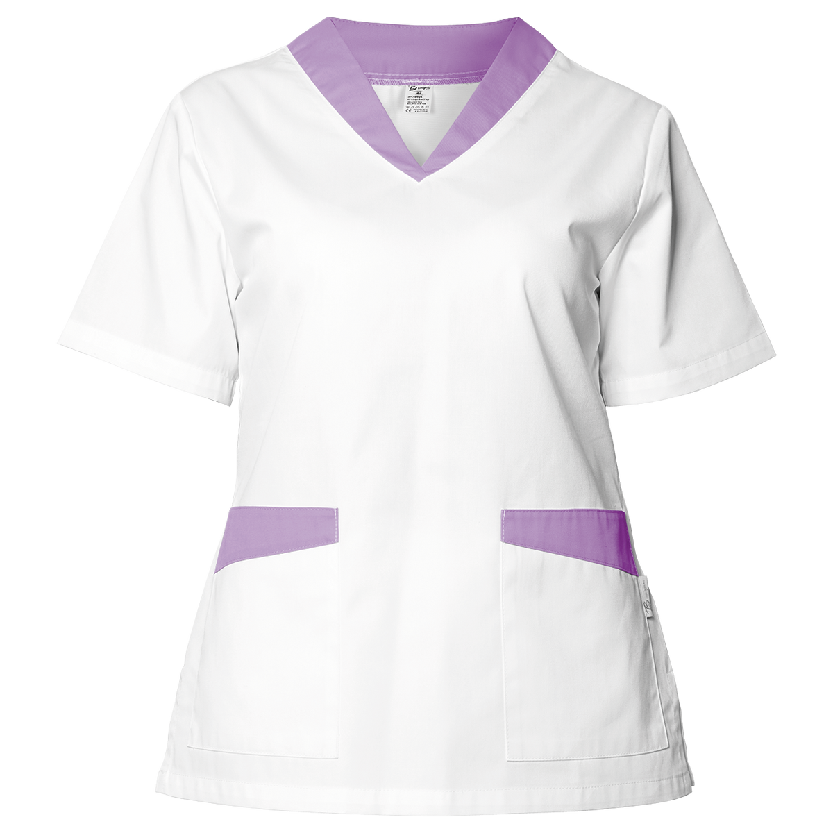Γυναικεία Ιατρική Μπλούζα άσπρο FABIANA WHITE/PURPLE — stenso.gr Γυναικεία Ιατρική Μπλούζα άσπρο FABIANA WHITE/PURPLE