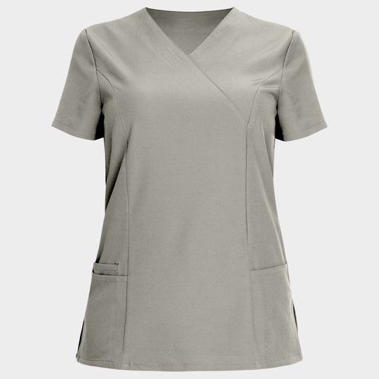 Γυναικεία ιατρική μπλούζα NOBBY LIGHT GREY - 1 — stenso.gr Γυναικεία ιατρική μπλούζα NOBBY LIGHT GREY - 1