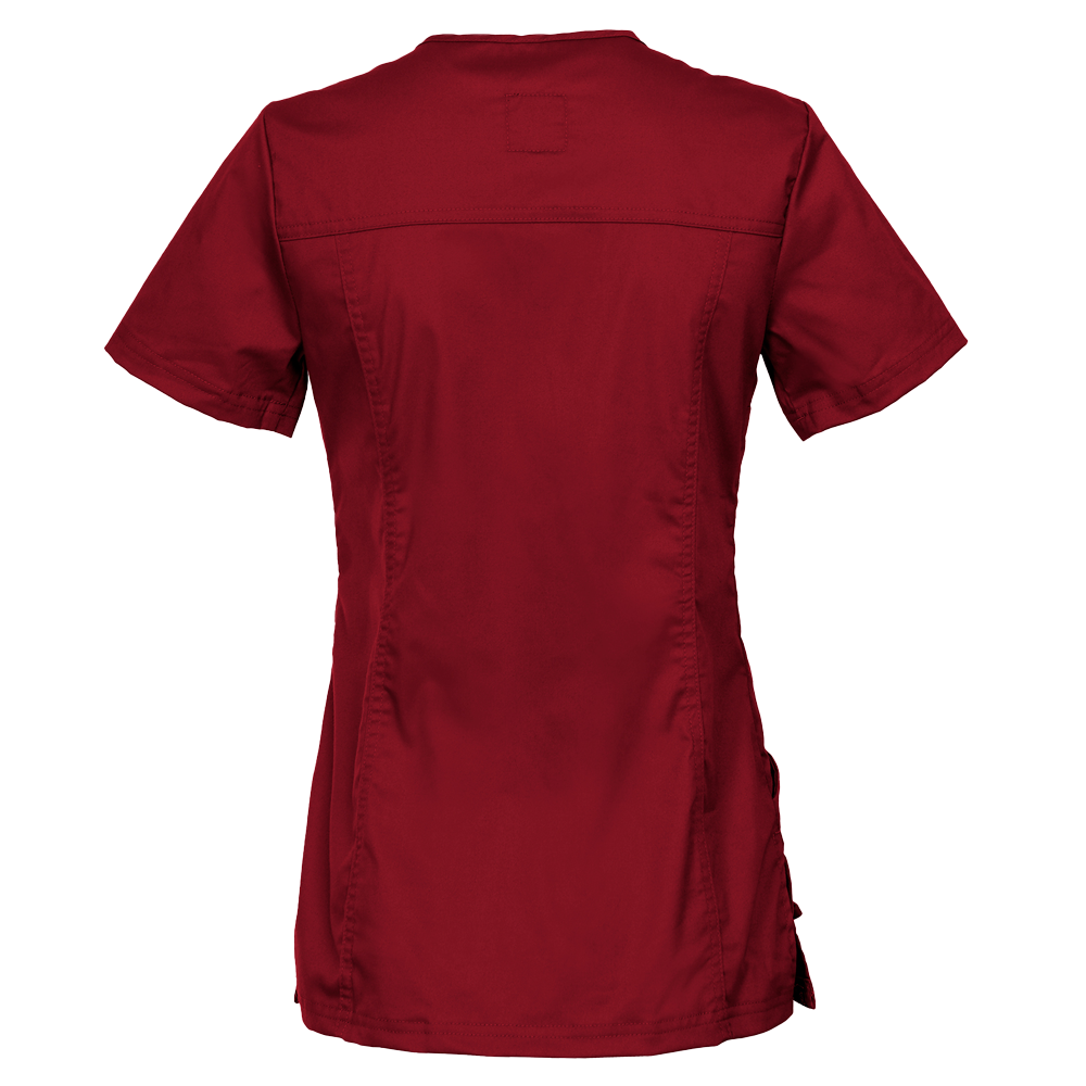 Γυναικεία ιατρική μπλούζα VICTORIA BORDEAUX - 4 — stenso.gr Γυναικεία ιατρική μπλούζα VICTORIA BORDEAUX - 4