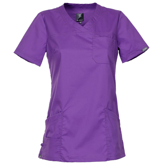 Γυναικεία ιατρική μπλούζα VICTORIA DARK PURPLE - 1 — stenso.gr Γυναικεία ιατρική μπλούζα VICTORIA DARK PURPLE - 1