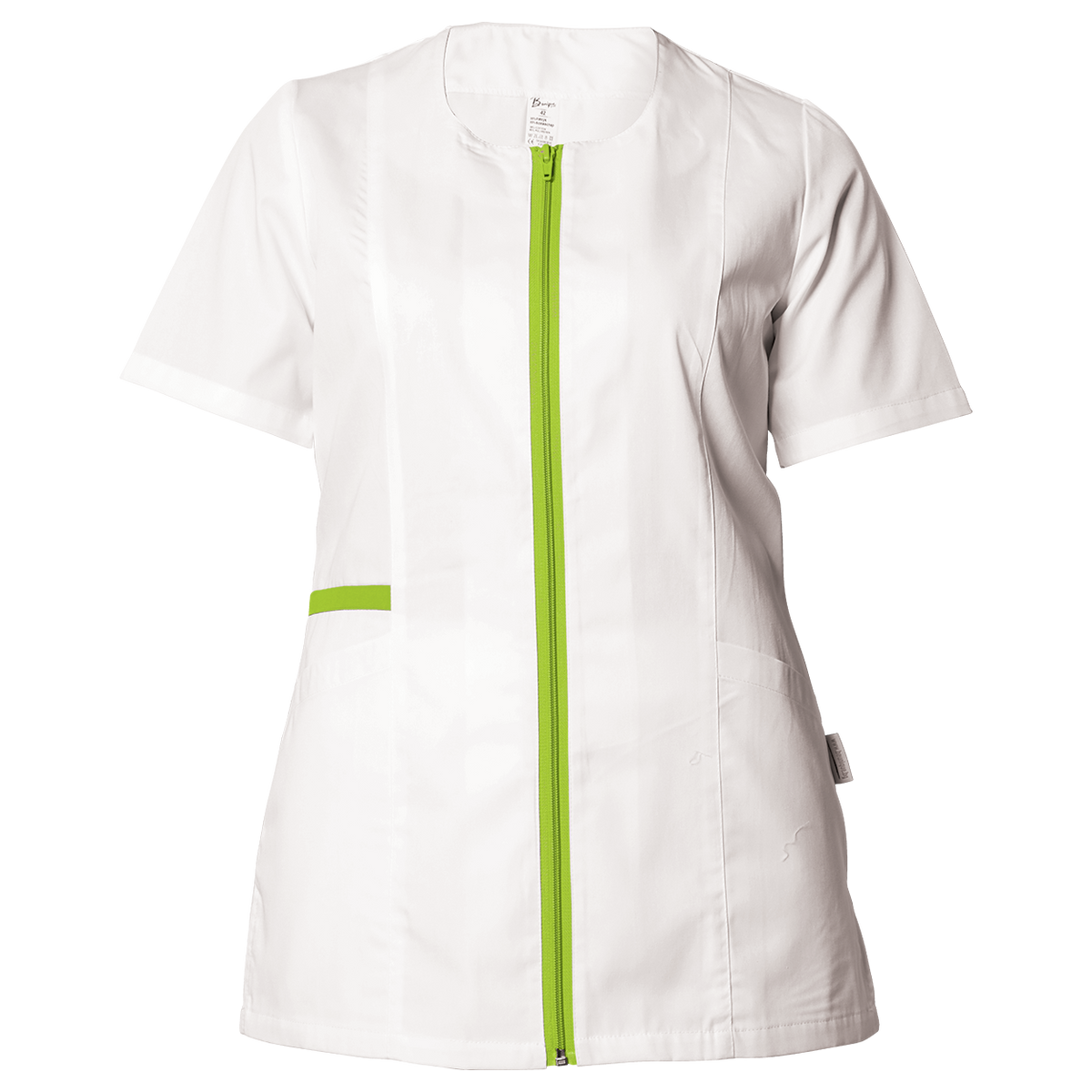 Γυναικεία Ιατρικό Μπλούζα άσπρο ZAIRA WHITE/LIGHT GREEN — stenso.gr Γυναικεία Ιατρικό Μπλούζα άσπρο ZAIRA WHITE/LIGHT GREEN