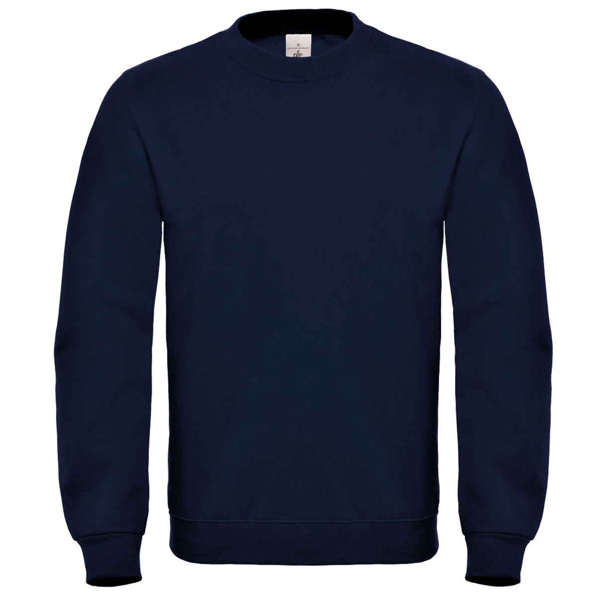B&C NAVY Long sleeve t-shirt — stenso.gr B&C NAVY Long sleeve t-shirt