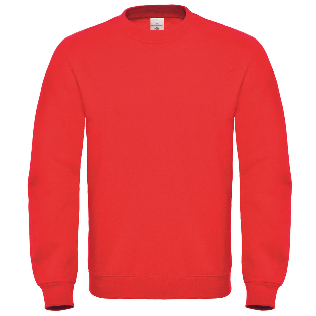 B&C RED Long sleeve t-shirt — stenso.gr B&C RED Long sleeve t-shirt