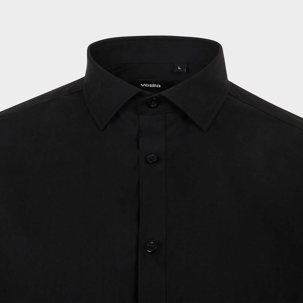 Ανδρικό πουκάμισο VELILLA BLACK - 4 — stenso.gr Ανδρικό πουκάμισο VELILLA BLACK - 4