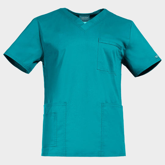 Ιατρική μπλούζα CHEROKEE V-NECK LIGHT PETROL WWE4725 - 1 — stenso.gr Ιατρική μπλούζα CHEROKEE V-NECK LIGHT PETROL WWE4725 - 1