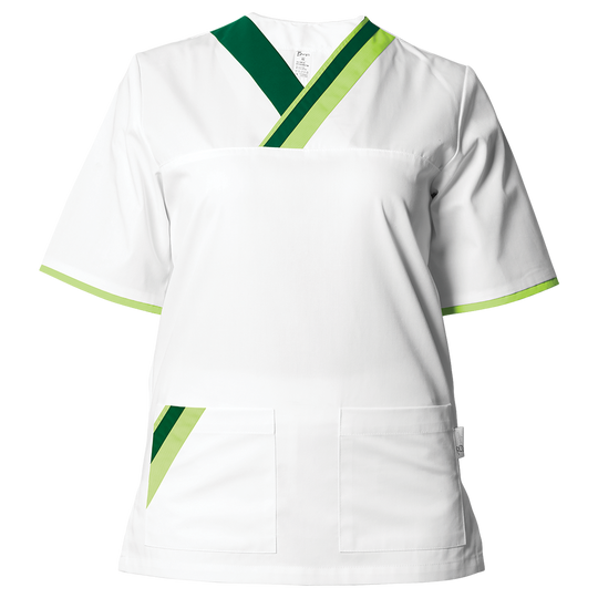 Ιατρικός μανδίας MARCEL WHITE/GREEN — stenso.gr Ιατρικός μανδίας MARCEL WHITE/GREEN