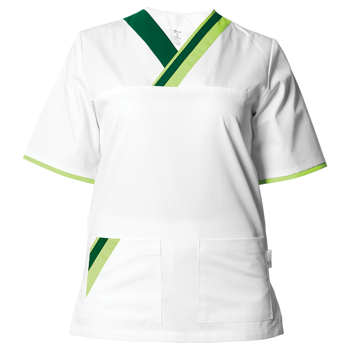 Ιατρικός μανδίας MARCEL WHITE/GREEN — stenso.gr Ιατρικός μανδίας MARCEL WHITE/GREEN