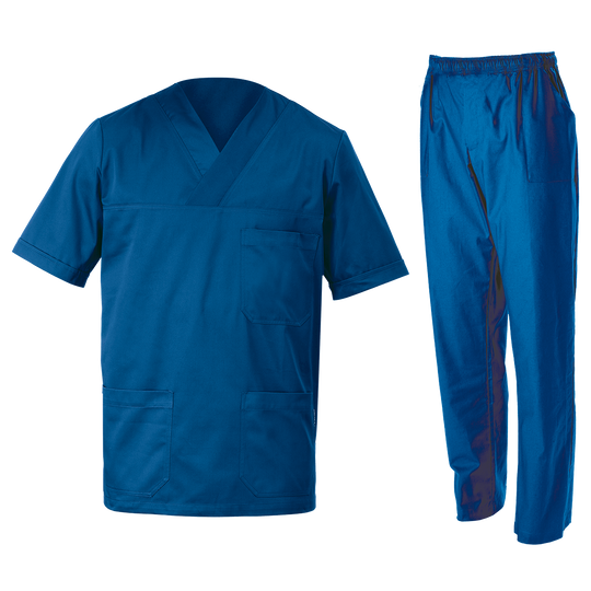 Ιατρική στολή μπλούζα - παντελόνι (σετ) M3 ROYAL BLUE - 1 — stenso.gr Ιατρική στολή μπλούζα - παντελόνι (σετ) M3 ROYAL BLUE - 1