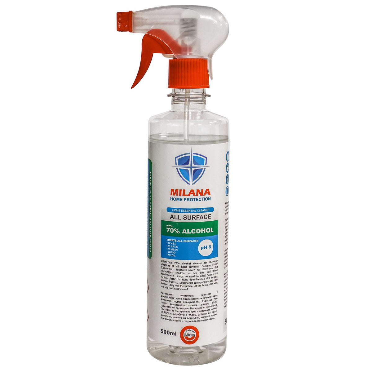 MILANA - 500 ml Surface disinfectant — stenso.gr MILANA - 500 ml Surface disinfectant