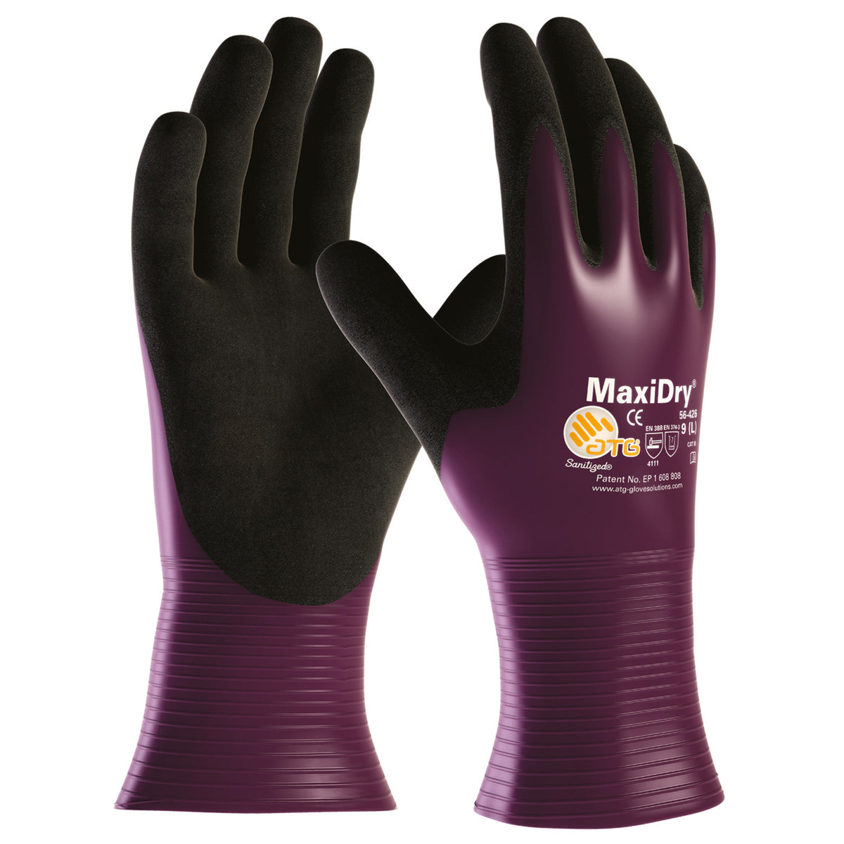 ATG MAXIDRY LARGE Nitrile gloves — stenso.gr ATG MAXIDRY LARGE Nitrile gloves