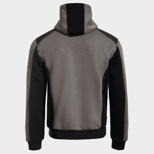 Ζακέτα φούτερ REVOLT MELANGE GREY - 2 — stenso.gr Ζακέτα φούτερ REVOLT MELANGE GREY - 2