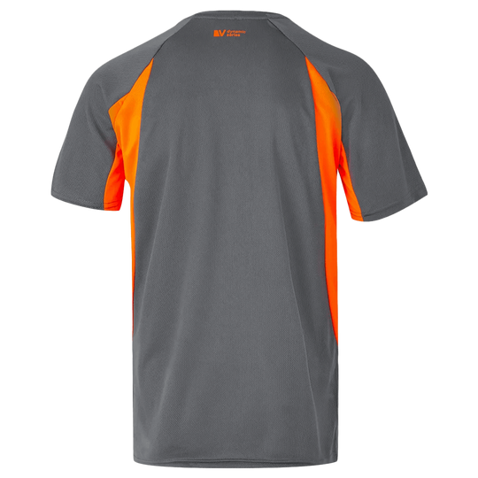 Κοντομάνικη μπλούζα VELILLA GREY/ORANGE - 2 — stenso.gr Κοντομάνικη μπλούζα VELILLA GREY/ORANGE - 2