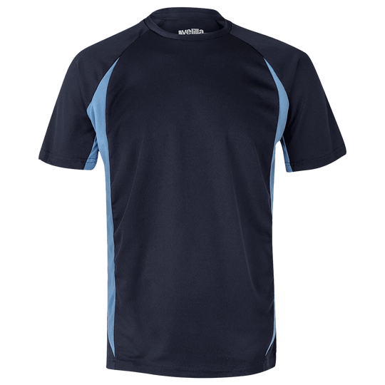 Κοντομάνικη μπλούζα VELILLA NAVY BLUE/LIGHT BLUE - 1 — stenso.gr Κοντομάνικη μπλούζα VELILLA NAVY BLUE/LIGHT BLUE - 1