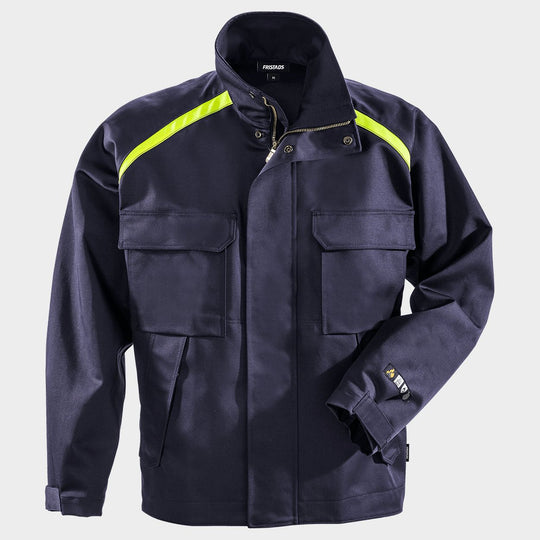 Μπουφάν εργασίας συγκόλλησης FRISTADS FLAME WELDING DARK BLUE - 1 — stenso.gr Μπουφάν εργασίας συγκόλλησης FRISTADS FLAME WELDING DARK BLUE - 1