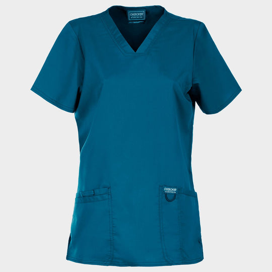Γυναικεία ιατρική μπλούζα CHEROKEE V-NECK CARIBBEAN BLUE WWE620 - 1 — stenso.gr Γυναικεία ιατρική μπλούζα CHEROKEE V-NECK CARIBBEAN BLUE WWE620 - 1