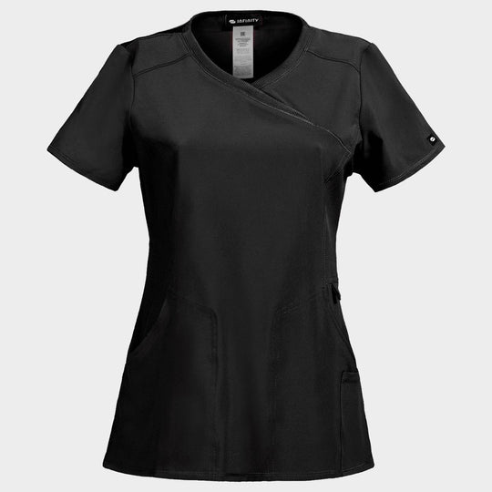 Γυναικεία ιατρική μπλούζα CHEROKEE WRAP BLACK CKE2625A - 1 — stenso.gr Γυναικεία ιατρική μπλούζα CHEROKEE WRAP BLACK CKE2625A - 1