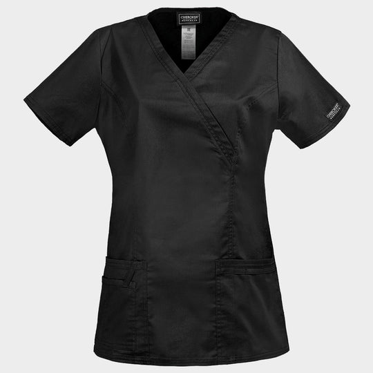 Γυναικεία ιατρική μπλούζα CHEROKEE WRAP BLACK WWE4728 - 1 — stenso.gr Γυναικεία ιατρική μπλούζα CHEROKEE WRAP BLACK WWE4728 - 1