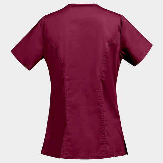 Γυναικεία ιατρική μπλούζα CHEROKEE WRAP BORDEAUX WWE4728 - 2 — stenso.gr Γυναικεία ιατρική μπλούζα CHEROKEE WRAP BORDEAUX WWE4728 - 2