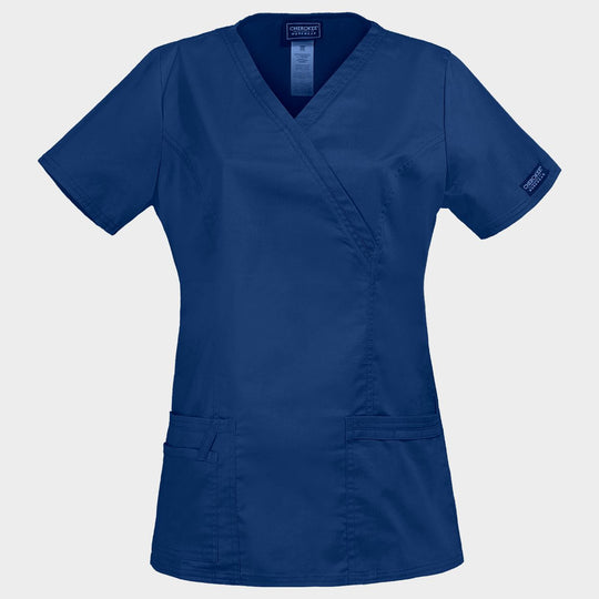Γυναικεία ιατρική μπλούζα CHEROKEE WRAP DARK BLUE WWE4728 - 1 — stenso.gr Γυναικεία ιατρική μπλούζα CHEROKEE WRAP DARK BLUE WWE4728 - 1