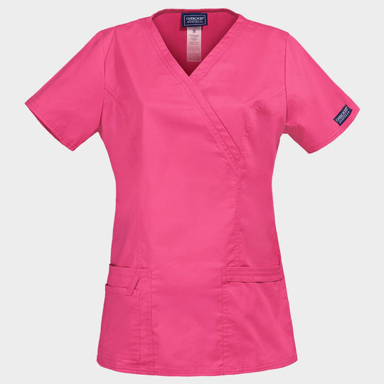 Γυναικεία ιατρική μπλούζα CHEROKEE WRAP PINK WWE4728 - 1 — stenso.gr Γυναικεία ιατρική μπλούζα CHEROKEE WRAP PINK WWE4728 - 1