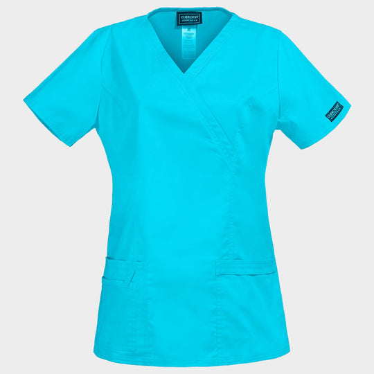 Γυναικεία ιατρική μπλούζα CHEROKEE WRAP TURQUOISE WWE4728 - 1 — stenso.gr Γυναικεία ιατρική μπλούζα CHEROKEE WRAP TURQUOISE WWE4728 - 1