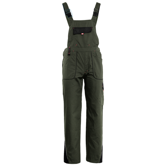 Work bib pants PRISMA SUMMER OLIVE/BLACK - 1 — stenso.gr Work bib pants PRISMA SUMMER OLIVE/BLACK - 1