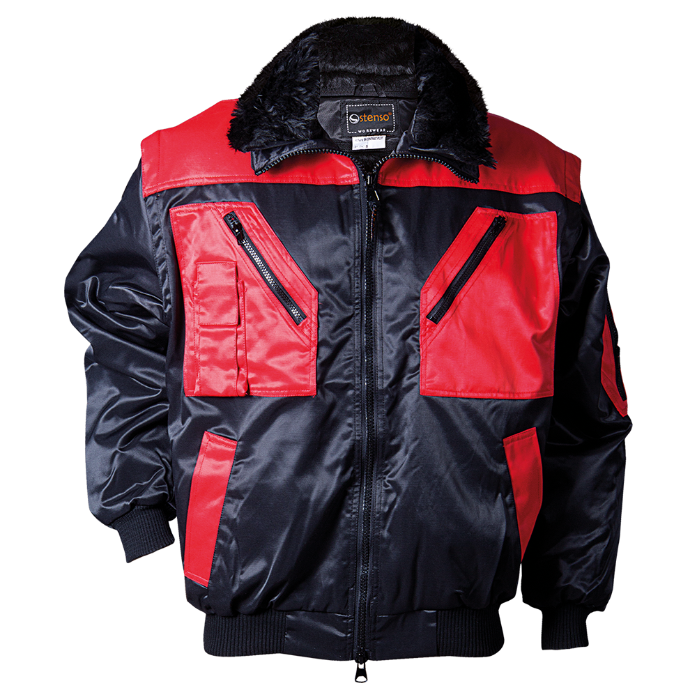 Μπουφάν εργασίας BN CONTRAST PILOT BLACK/RED — stenso.gr Μπουφάν εργασίας BN CONTRAST PILOT BLACK/RED