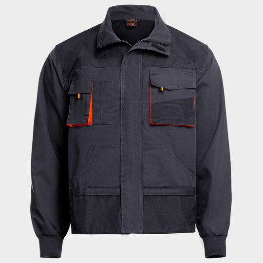 Μπουφάν εργασίας KASTOR GREY/BLACK/ORANGE - 1 — stenso.gr Μπουφάν εργασίας KASTOR GREY/BLACK/ORANGE - 1