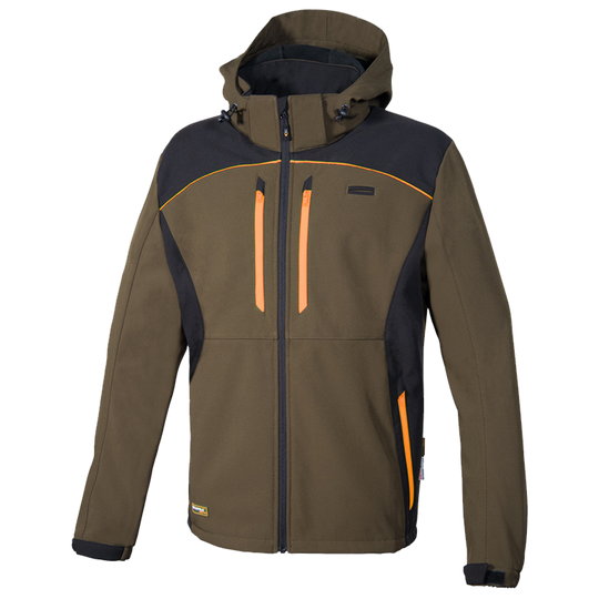 Μπουφάν εργασίας KLARBO SOFTSHELL WINTER BROWN/BLACK/ORANGE — stenso.gr Μπουφάν εργασίας KLARBO SOFTSHELL WINTER BROWN/BLACK/ORANGE