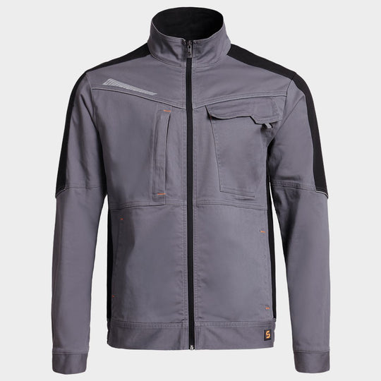 Μπουφάν εργασίας MELBOURNE STRETCH GREY/BLACK - 1 — stenso.gr Μπουφάν εργασίας MELBOURNE STRETCH GREY/BLACK - 1