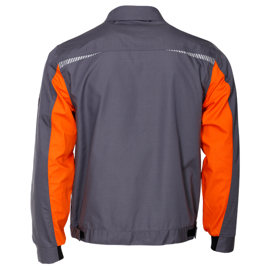 Μπουφάν εργασίας PRISMA SUMMER GREY/ORANGE - 2 — stenso.gr Μπουφάν εργασίας PRISMA SUMMER GREY/ORANGE - 2