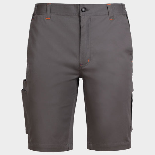 Βερμούδα εργασίας MELBOURNE STRETCH GREY/BLACK - 1 — stenso.gr Βερμούδα εργασίας MELBOURNE STRETCH GREY/BLACK - 1
