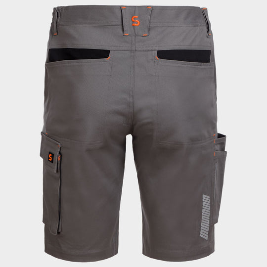 Βερμούδα εργασίας MELBOURNE STRETCH GREY/BLACK - 2 — stenso.gr Βερμούδα εργασίας MELBOURNE STRETCH GREY/BLACK - 2