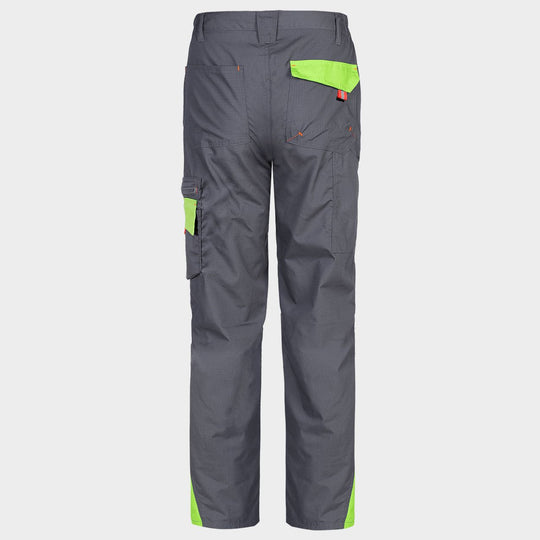 Pantaloni de lucru PRISMA LIGHT STRETCH GRI/VERDE - 2 — stenso.gr Pantaloni de lucru PRISMA LIGHT STRETCH GRI/VERDE - 2