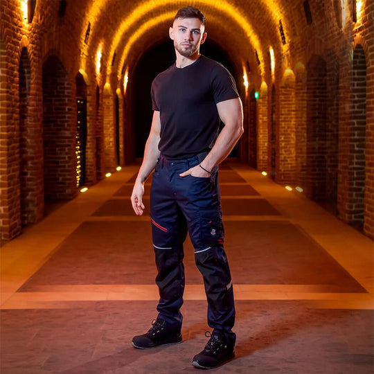 Παντελόνι εργασίας REVOLT 4STRETCH NAVY BLUE/BLACK - 2 — stenso.gr Παντελόνι εργασίας REVOLT 4STRETCH NAVY BLUE/BLACK - 2