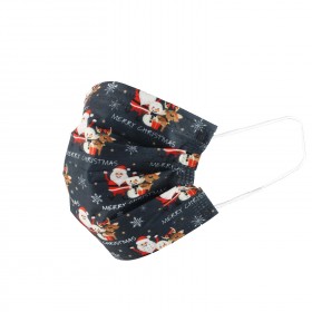 Υγιεινή μάσκα προσώπου με μοτίβα SANI 3 - 10 pcs 2